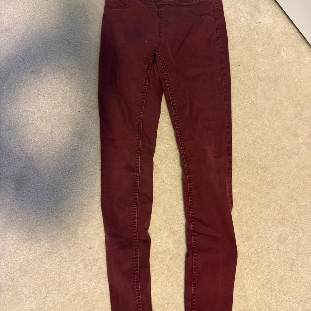 H&M Deep Red Trousers
